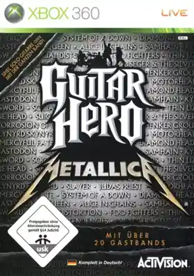 Guitar Hero Metallica (USA) box cover front